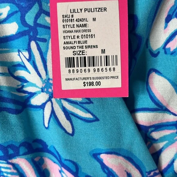 Lilly Pulitzer Moana Maxi Dress in Amalfi Blue
Sound The Sirens, Size M, NWT - Picture 7 of 13